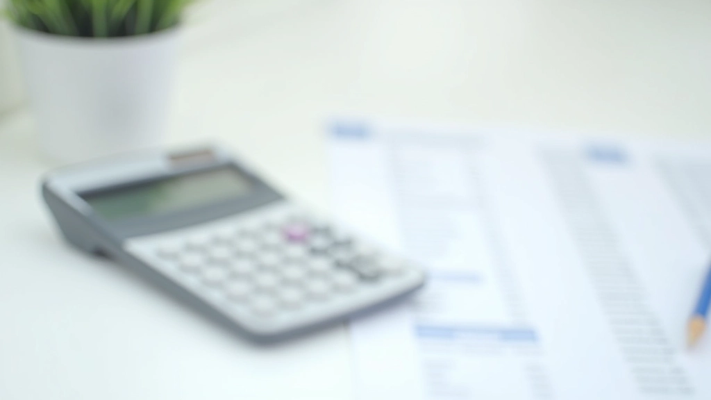 Calculator and financial documents showing budget breakdown for Hong Kong residents