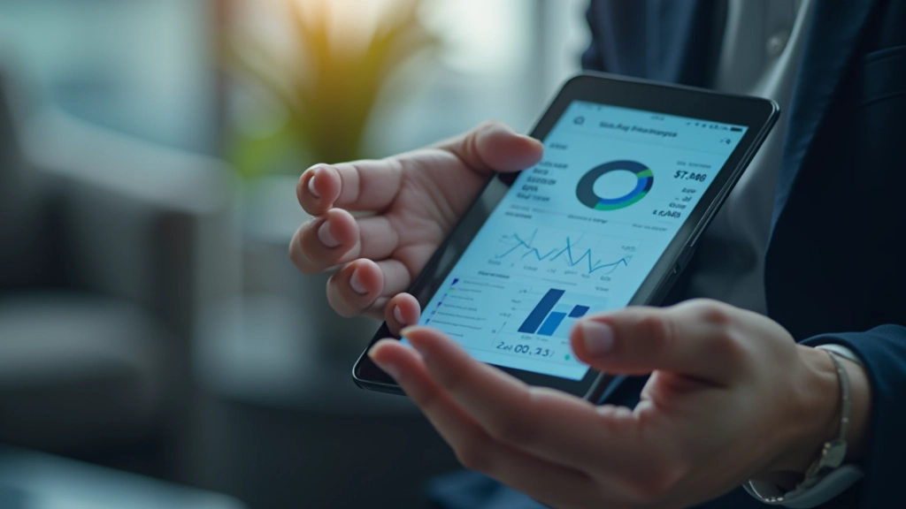 Financial dashboard showing credit score metrics and payment history timeline